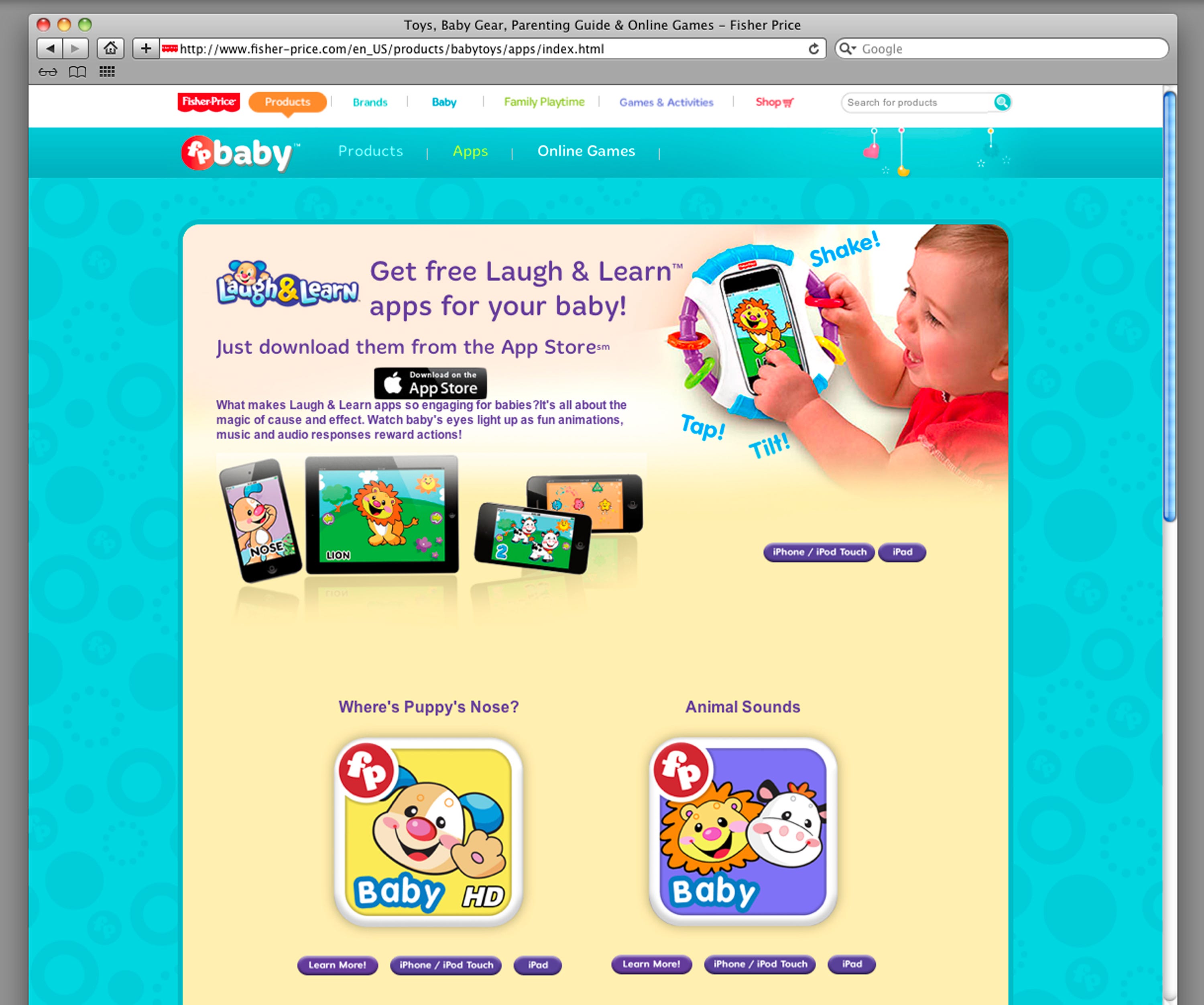 fisher price laugh and learn app